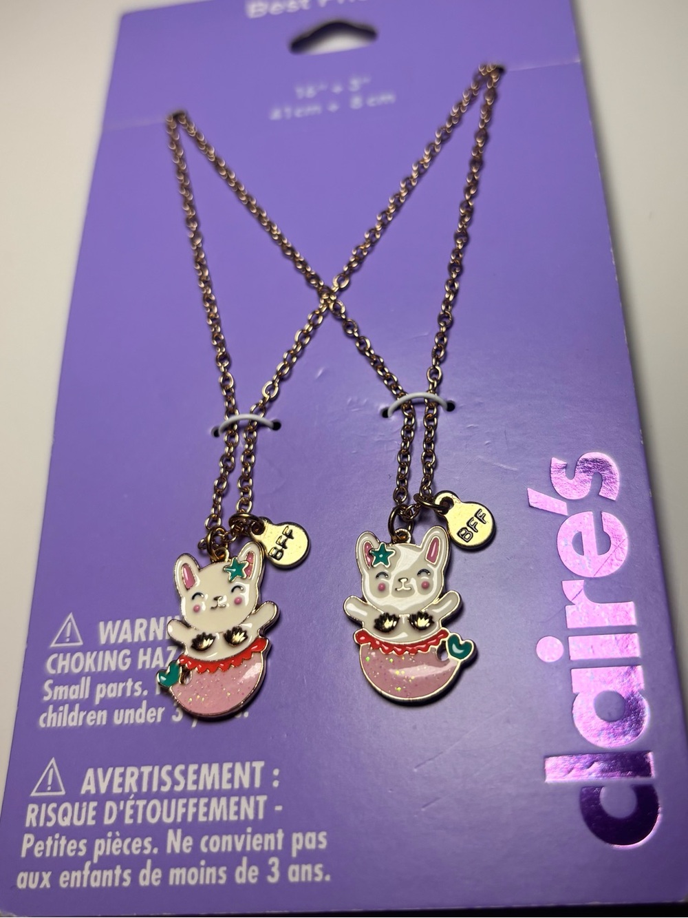 Claire's Best Friends Necklace Duo